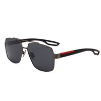 2022 luxury mens polarized sunglasses metal sun glasses for men women brand designer male vintage black pilot eyeglasses uv400