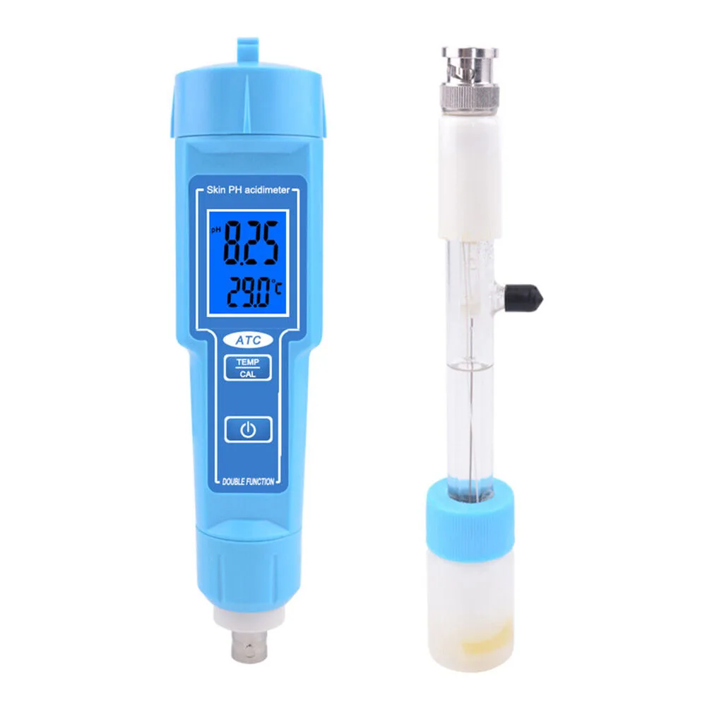 

PH Meter Thermometer Pen For Food Soil Fruits Meat Lab Digital Acidity PH Tester For Soil/drinking Water/cheese