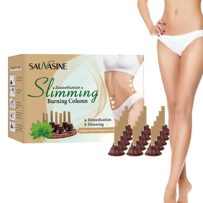 

Moxa Cones For Moxibustion Slimming Moxa Sticks For Moxibustion Holder 15pcs Gathering Energy Slimming Burning Column Pure Moxa