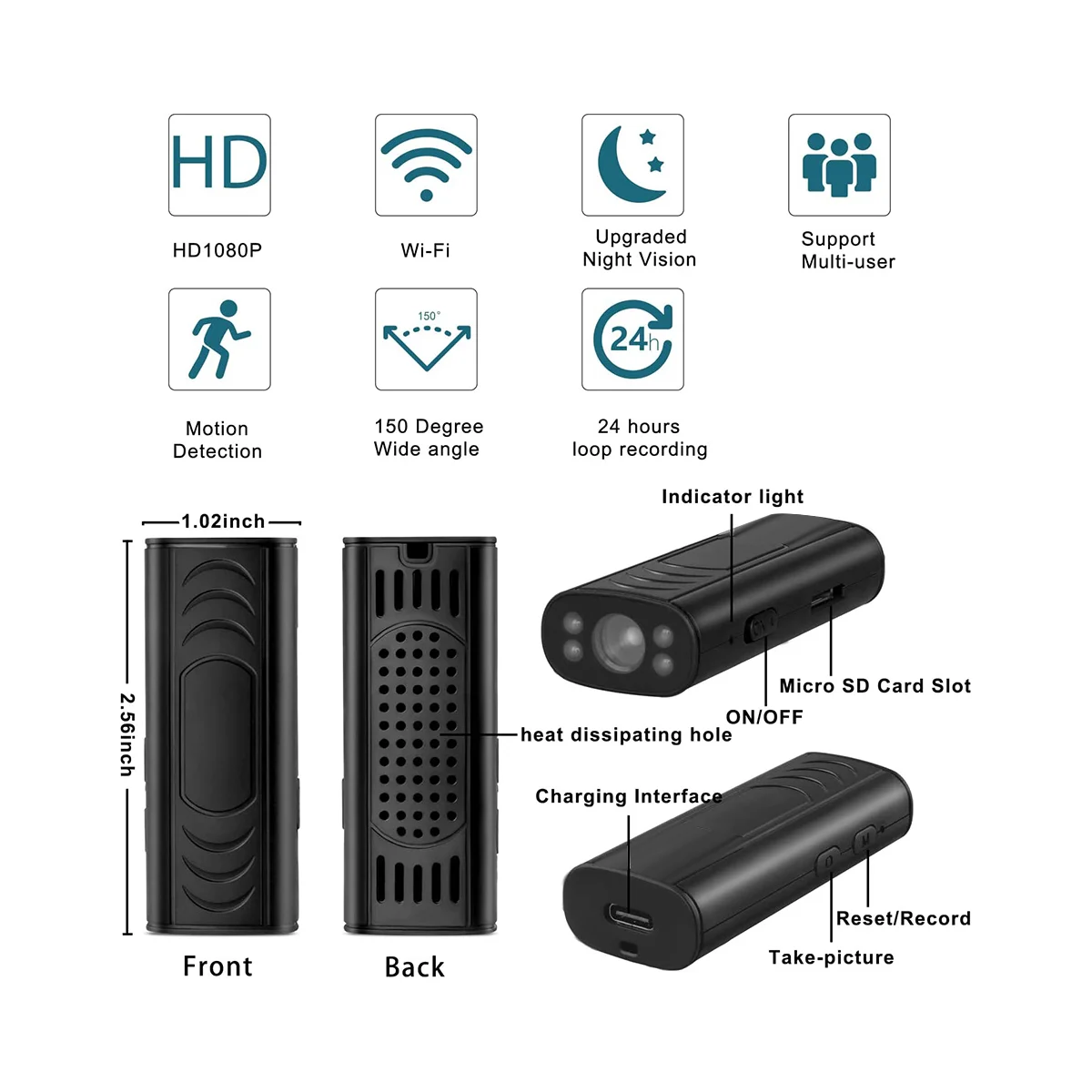 

Reverse Hitch Guide Camera, Cars Wireless Backup Camera, HD Waterproof Night Vision Reverse Hitch Guide, Suitable