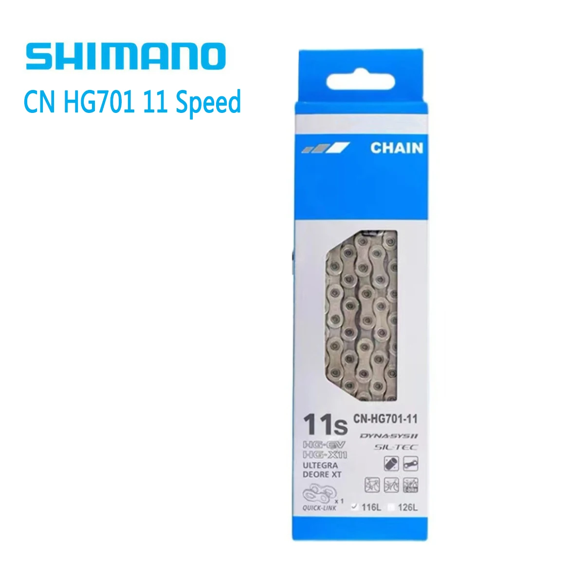 

Велосипедная цепь для Shimano CN HG701, 11 скоростей