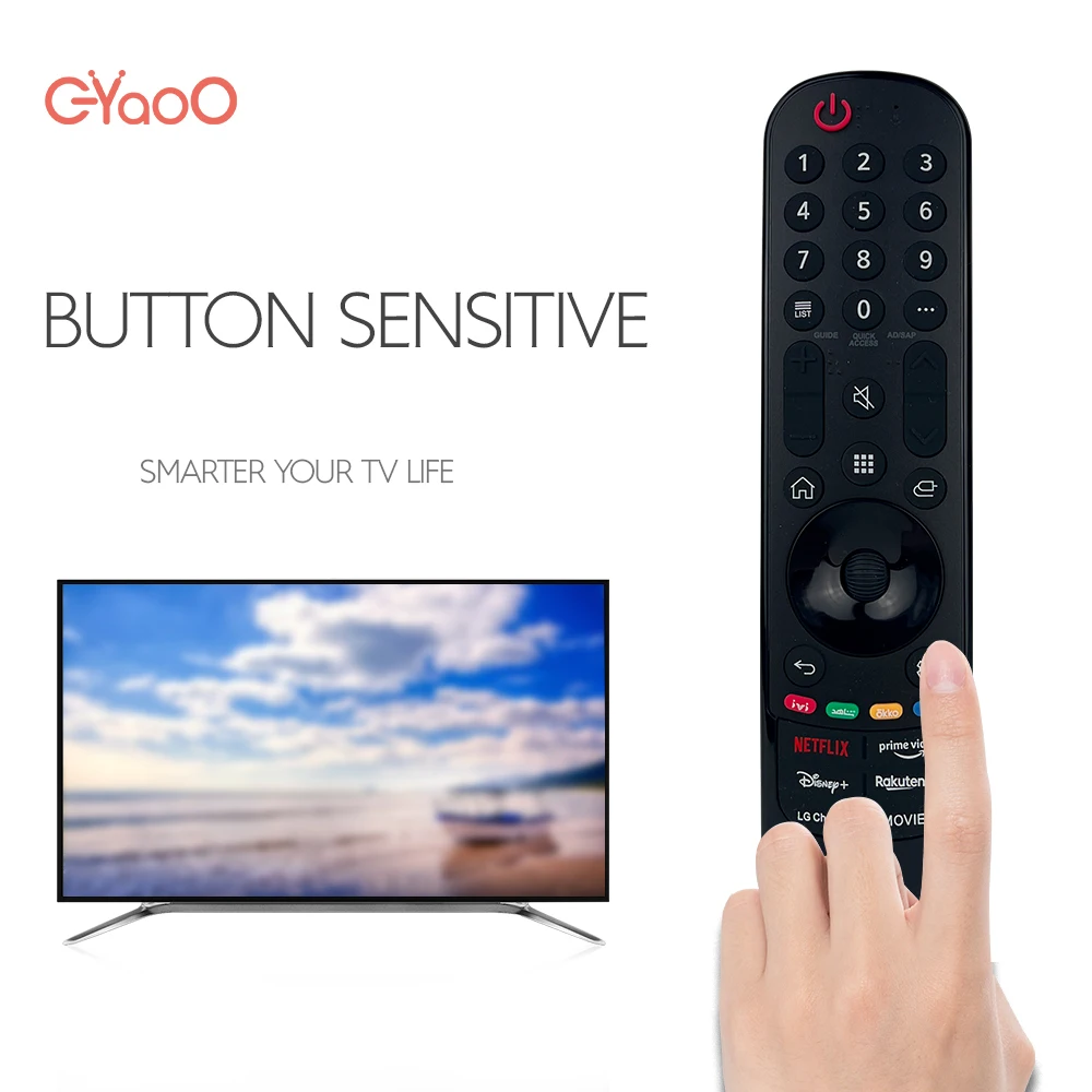 Фото MR21 AKB76036509 GA ИК-пульт дистанционного управления Magic 4K UHD OLED Smart TV 43NANO75UPA без голосовой функции №2