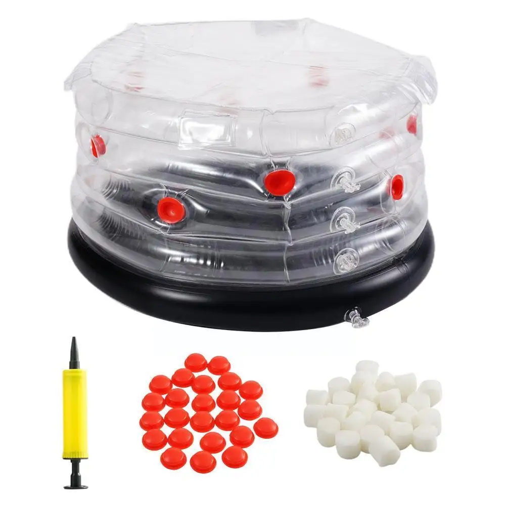 

Round Mushroom Monotub Kit-inflatable Mushroom Grow Bag With Plugs And Filters For Air Exchange,garden Mushroom Grow O4f9