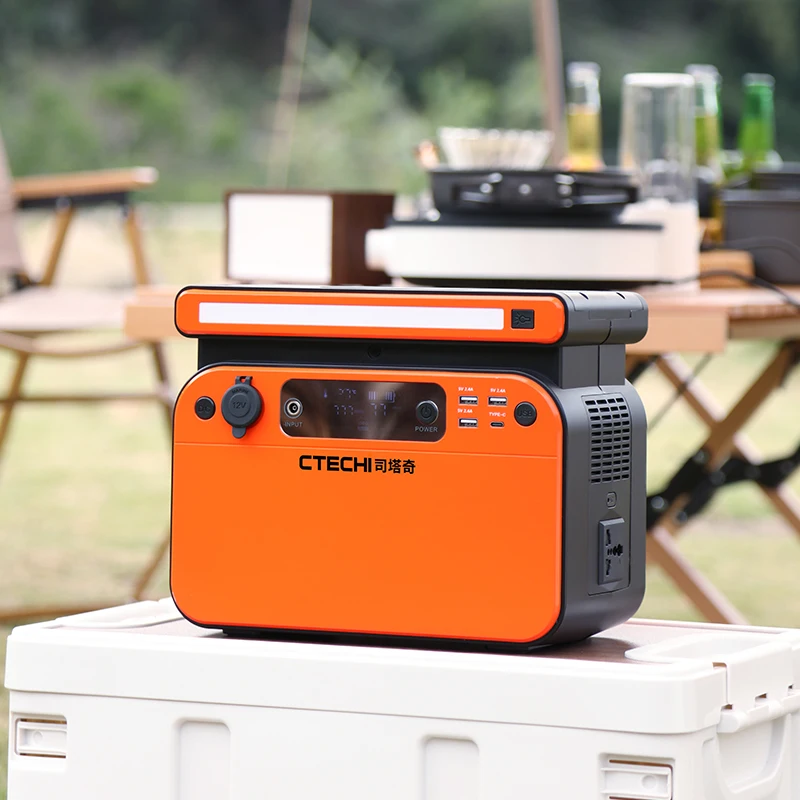 

500w Portable Ac Power Lithium Battery 100v 110v 220v 240v Outdoor Solar Mobile Power Station