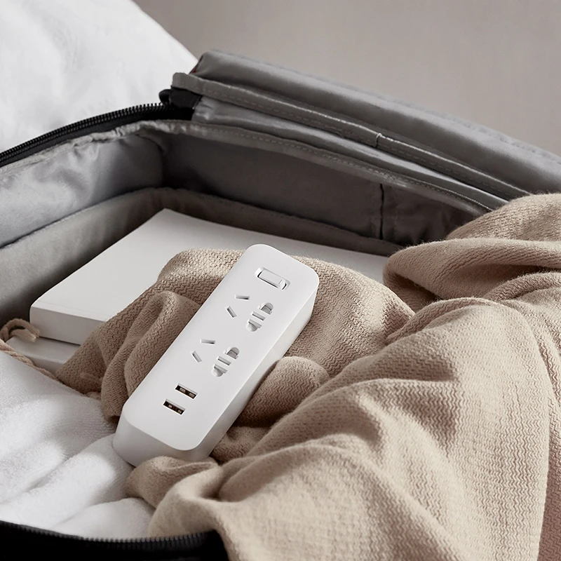 Новый оригинальный переходник для розетки питания Xiaomi Mijia 2 USB быстрая зарядка