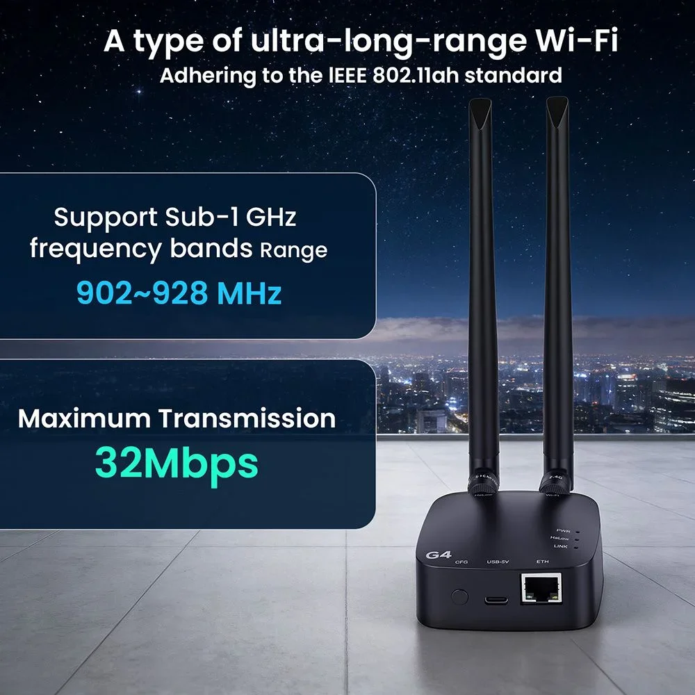 Фото Модуль Wi-Fi HaLow-шлюза Elecrow ThinkNode G4 с поддержкой Wi-Fi HaLow + двухдиапазонного режима 2,4 ГГц, поддержка сетевых режимов AP/STA/Mesh №2