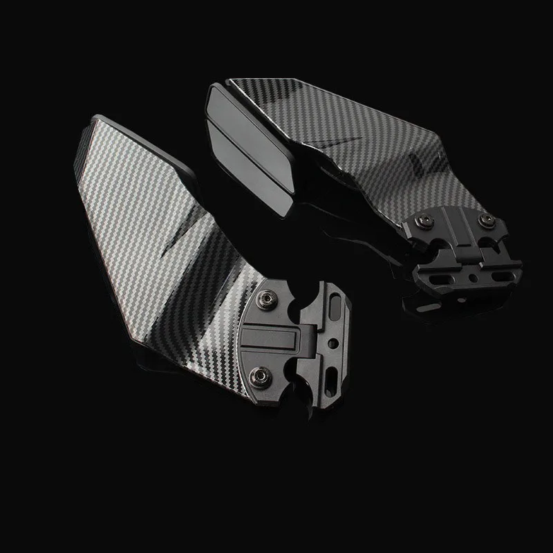 Регулируемый мотоциклетный боковой спойлер с зеркалом заднего вида