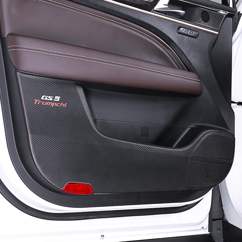 

Car Door Anti-kick Mat Co-pilot Storage Box Cover for Trumpchi Gac Gs5 2019 2020 2021 Interior Protector Accessproes