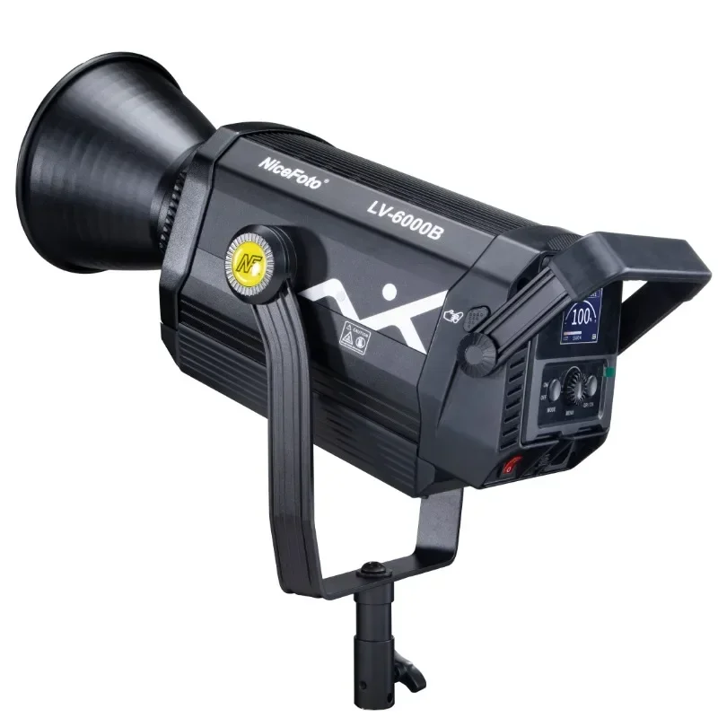 LV-6000B NiceFoto 600W Professional COB светодиодный непрерывное фотографическое освещение Bowens