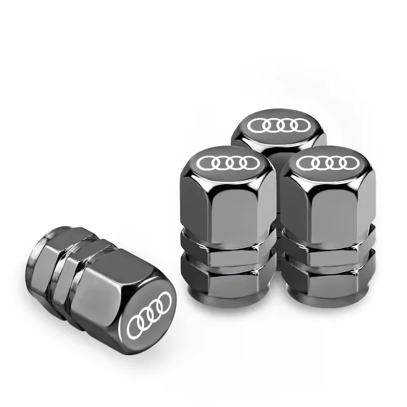 

Колпачки клапанов автомобильных колес 4 шт., декоративные колпачки для Audi A1, A2, A3, A4, A5, A6, A7, A8, Q2, Q3, Q4, Q5, Q6, Q7, Q8, TT, RS3, S5, B8, Quattro, RS5