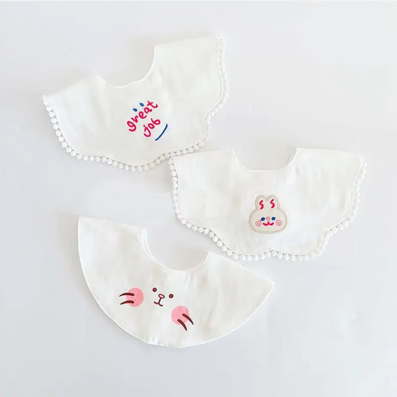 3 шт./комплект Детские хлопковые нагрудники с мультяшным принтом - купить по