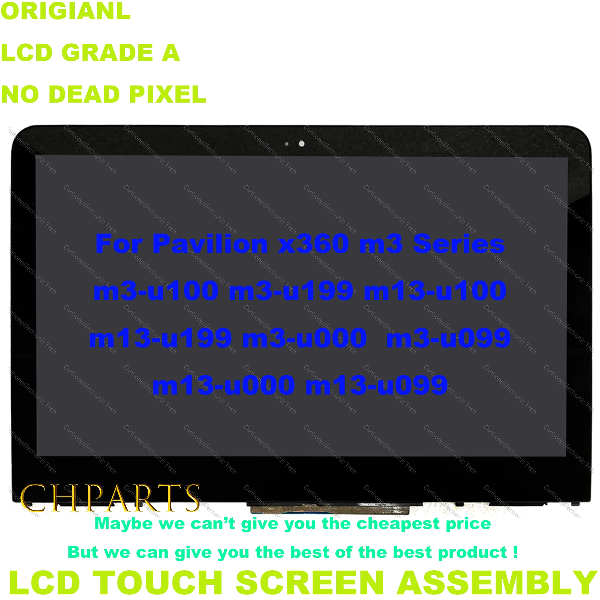 

13.3" For HP Pavilion X360 13-U 13U series LCD Display Touch Screen Digitizer Glass +bezel LCD assembly 1366*768 1920*1080