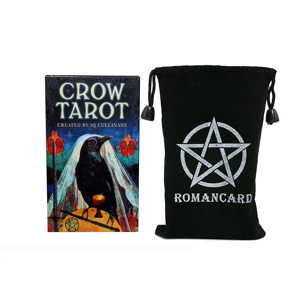 

Black Crow Tarot Card Deck Past Life Oracle Cards For Beginners With Guidebook Everything Is Illuminated With Bag