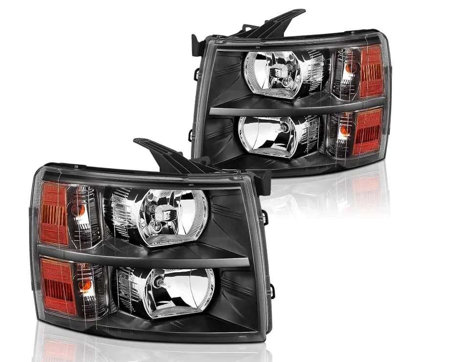 

Пара фар для Chevrolet Silverado 1500 2500 HD 3500 HD 2007-2013 годов галогенные фары GM2502280 GM2503280 фары без лампочки