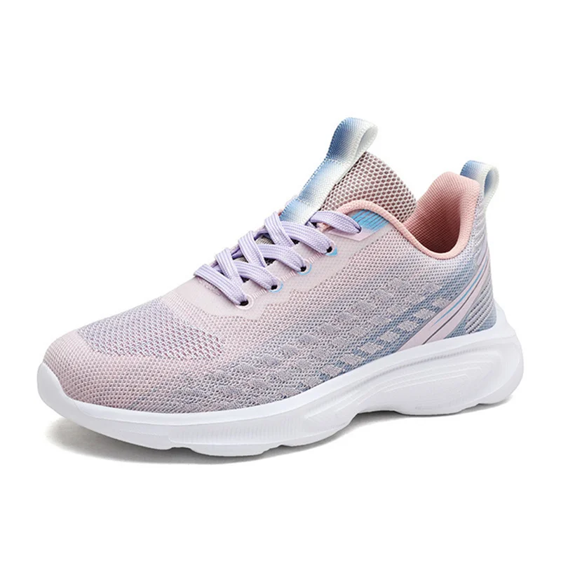 Women Casual Shoes Breathable Walking Flying Woven Flat Shoes Woman White Sneakers Women 2023 Tenis Feminino Female Shoes