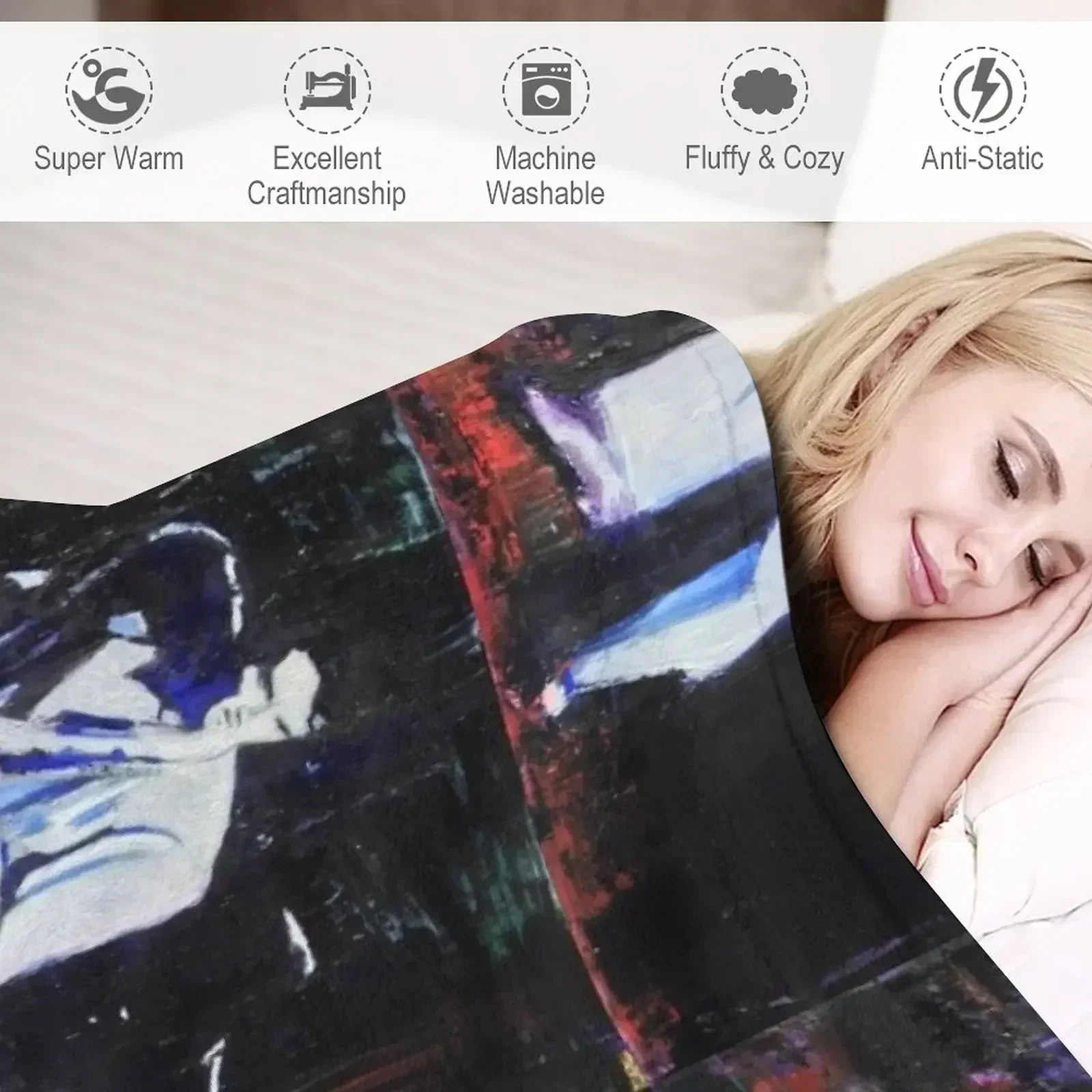 Портрет Дэвида Бирна Говорящие головы — остановить смысл! Одеяло теплое зимнее