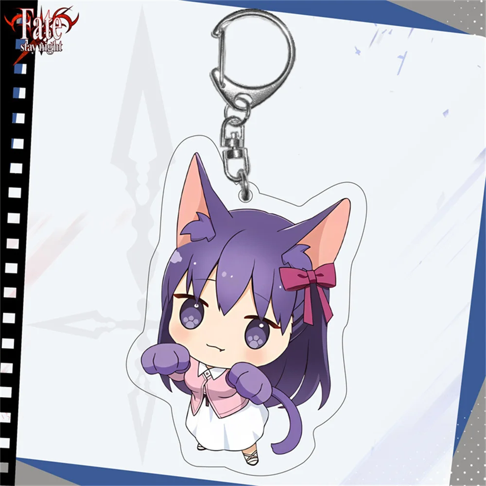 Двусторонний акриловый подвесной брелок Fate SABER Yuesaka Rin из Аниме периферийных