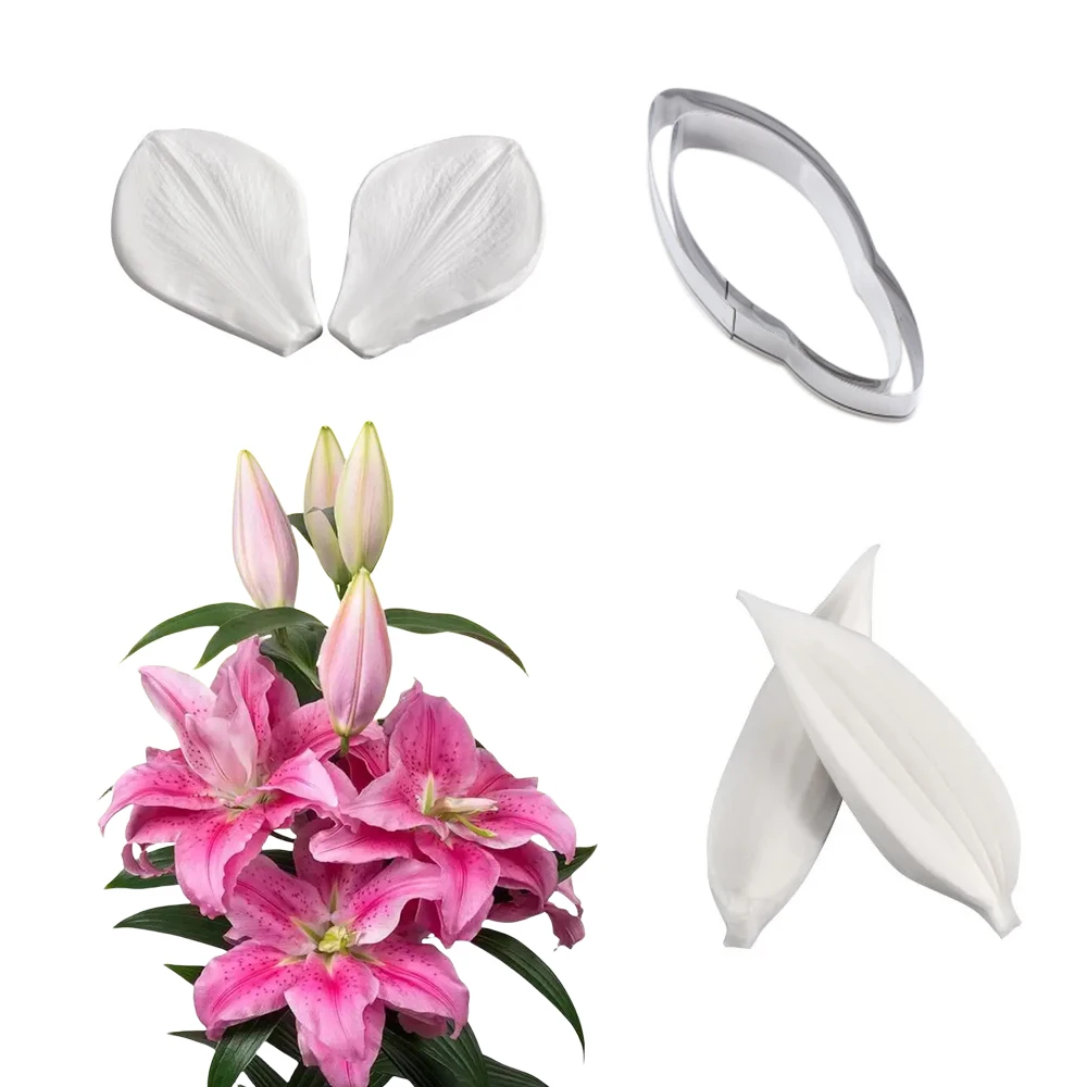 6 шт. силиконовые формочки для украшения тортов