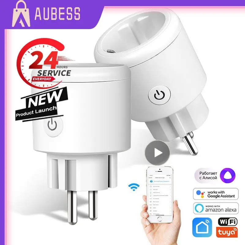 

1~8PCS HomeKit WiFi Smart Plug 16A Outlet EU US UK Socket Timer Voice Control Support Alexa Google SmartThings Siri Cozylife APP