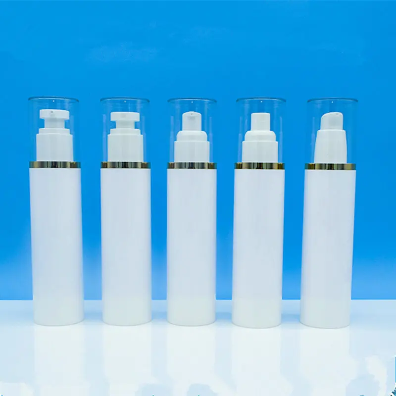 

100Pcs/lot Airless Pump Bottles 100ml Refillable Bottles Travel Plastic Empty Lotion Perfume Spray Bottle