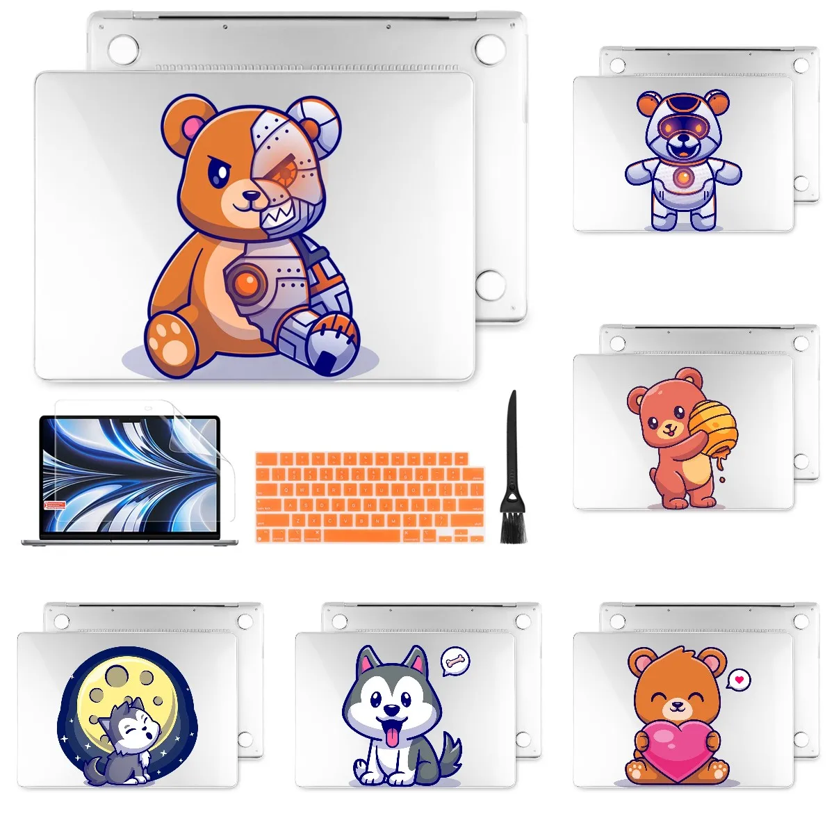 Жесткий чехол для MacBook Pro13 14 16 Air M2 M1 A2681 A2779 A2442 A2337 A2338 Air11 12 13 A2179 A1932 Retina A1502 A1708 A2159