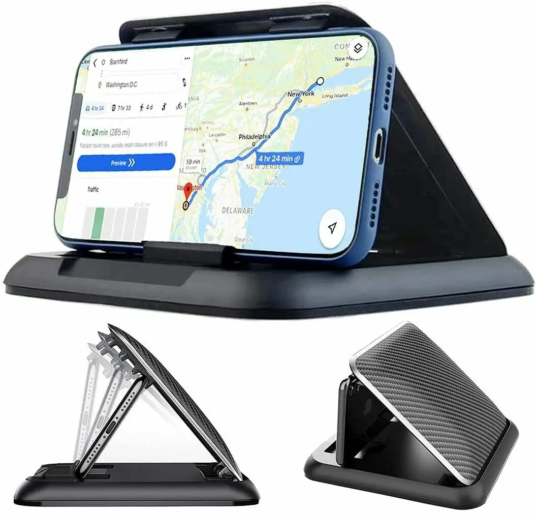 

Car Phone Holder Dashboard Stand Universal 3 To 7 Inch Mobile Phone Clip Mount Bracket For Iphone Xiaomi Huawei Samsung Stand