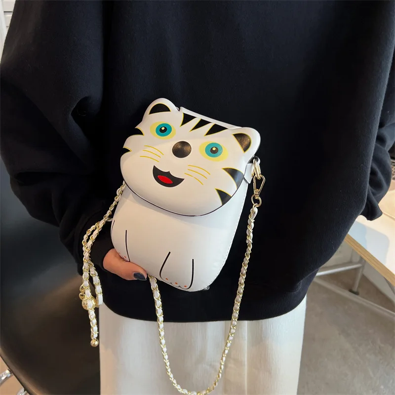 

2022 Funny Cartoon Cute Cat Shoulder Bags Women's Fashion Creative Crossbody Bags Personalized Birthday Gifts Mobile Phone Bag