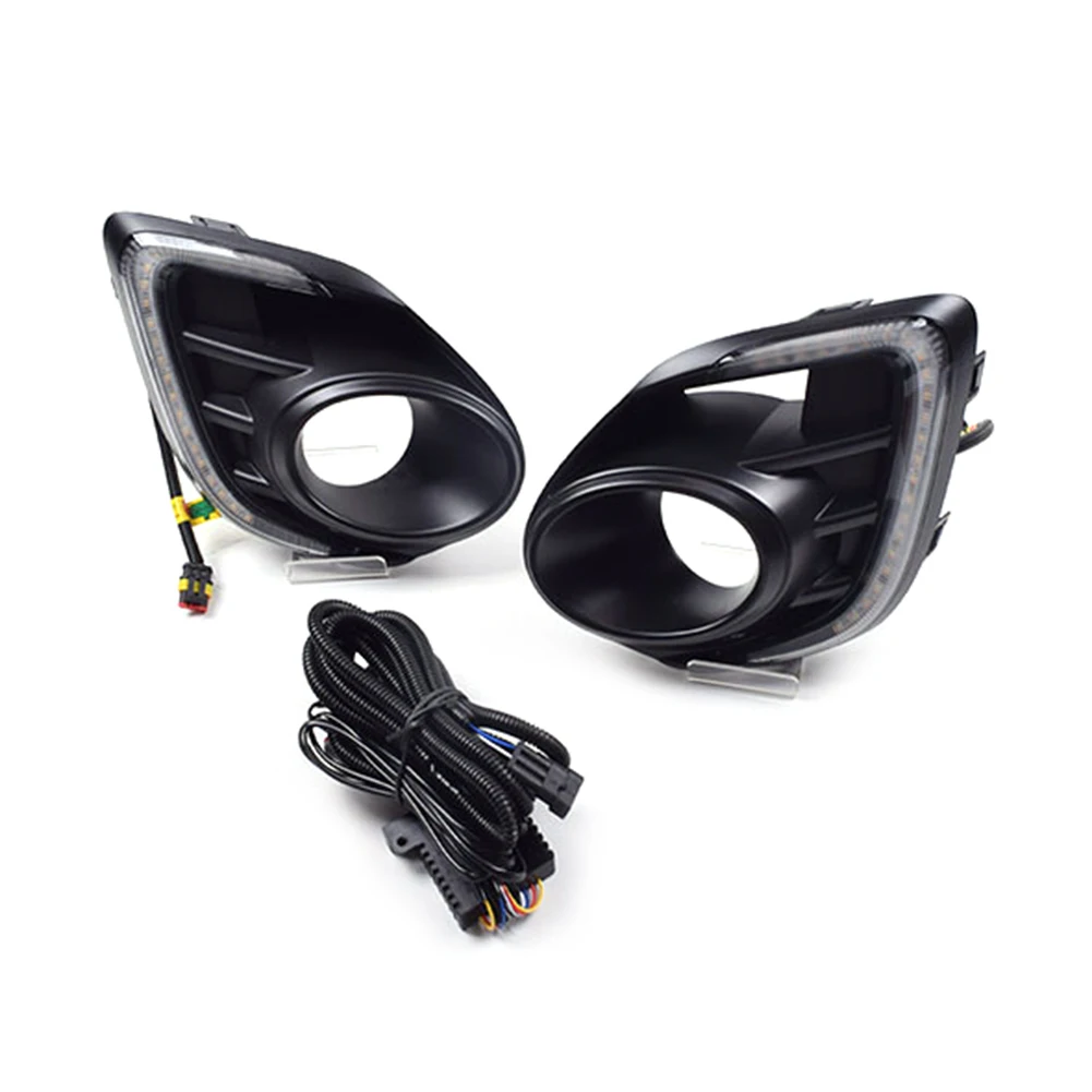 Для Mitsubishi Lancer 2016 2017 2018 автомобильные светодиодные дневные ходовые огни DRL