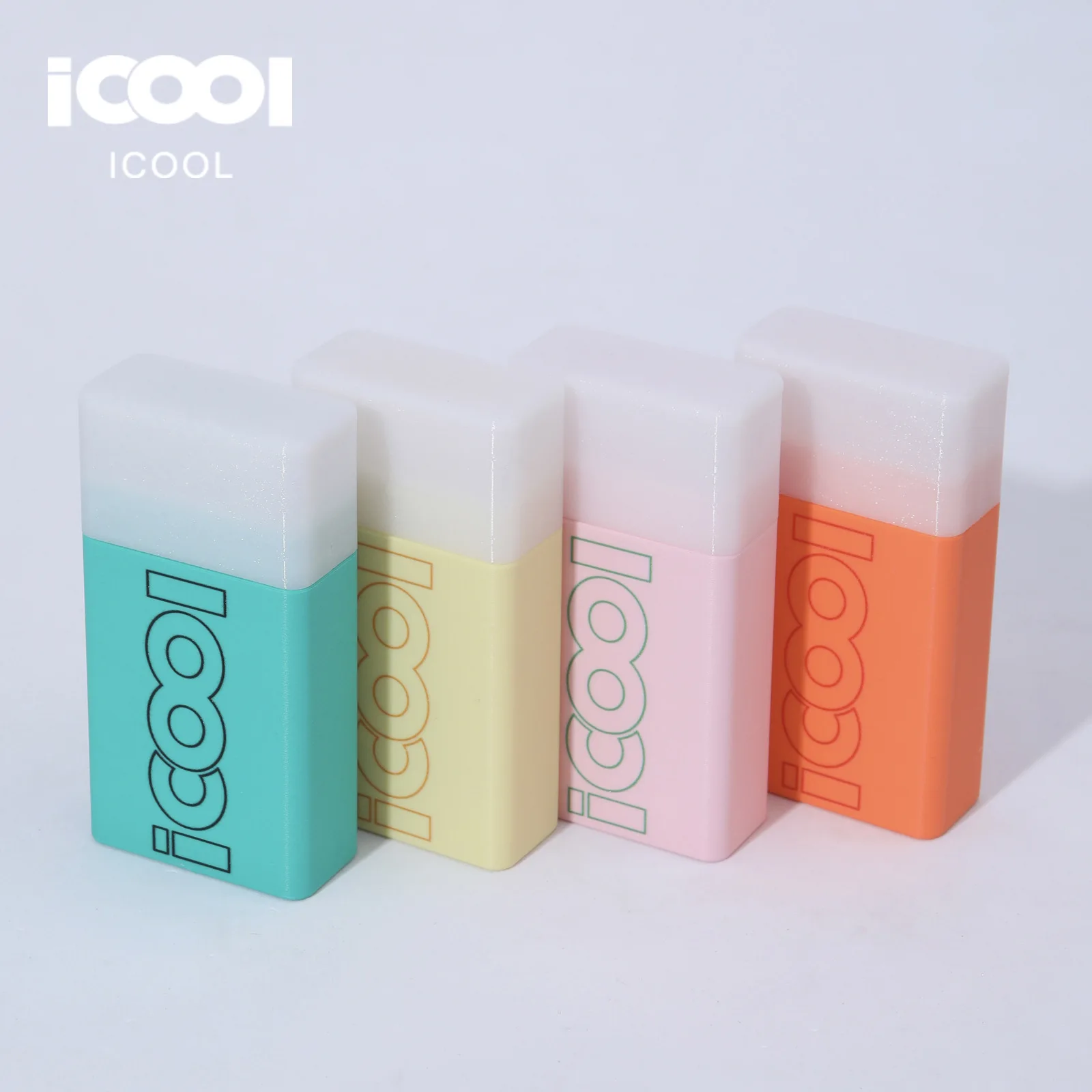 Фото Оригинальная пачка сигарет ICOOL, новый цвет макарон, 3D-печать, толстые сигареты, 10 штук в упаковке, классический логотип. №1