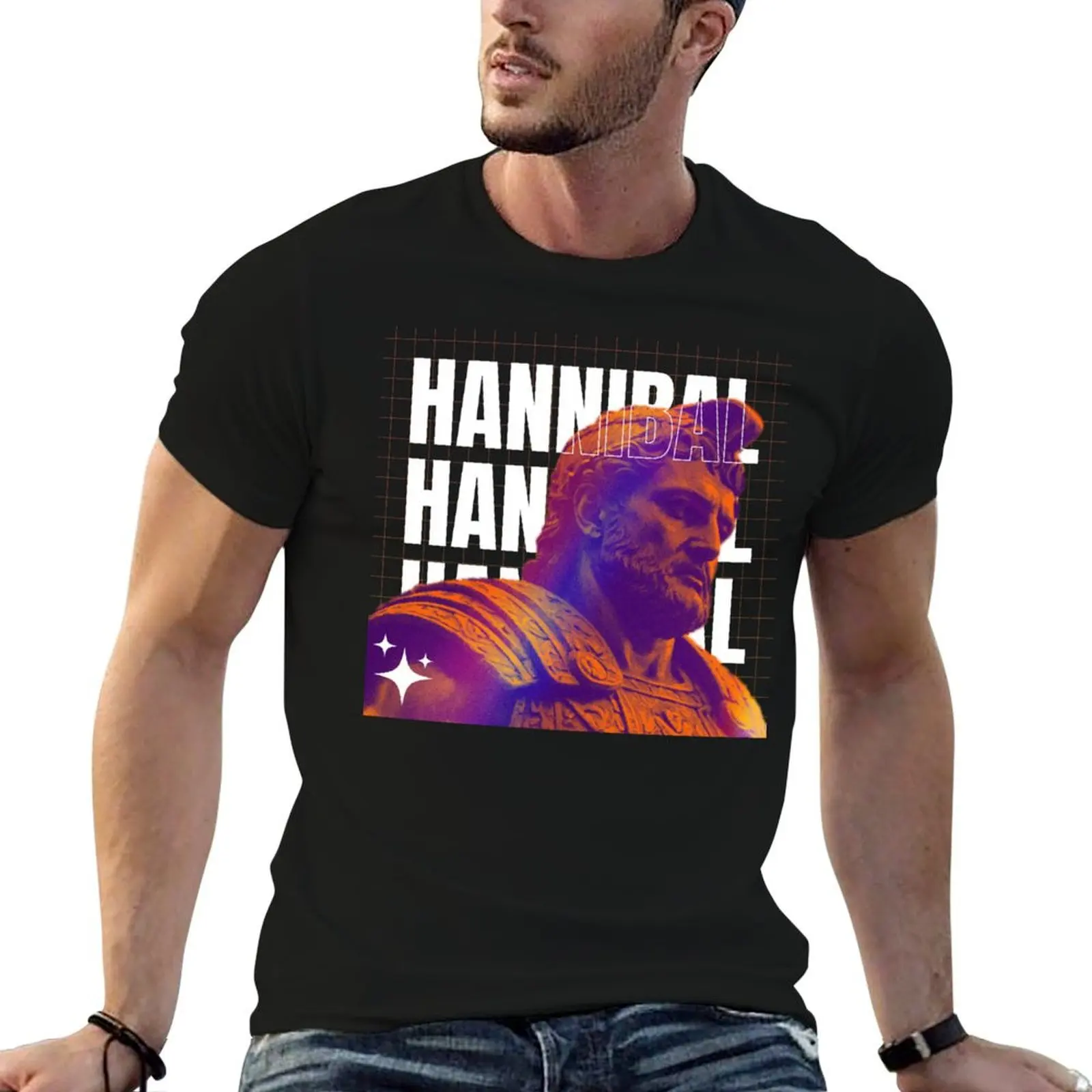 Фото Футболка Hannibal, повседневная универсальная футболка для мужчин №1