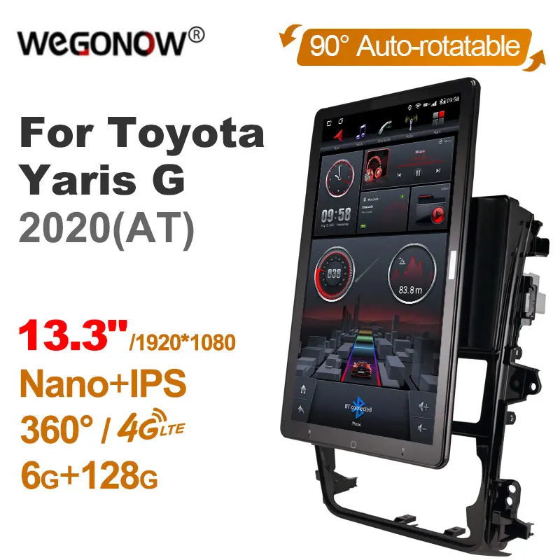 

1920*1080 13.3'' Ownice Android10.0 Car Multimedia for Toyota Yaris G 2020 Auto Radio Audio 4G LTE 360 Optical Coaxial No DVD
