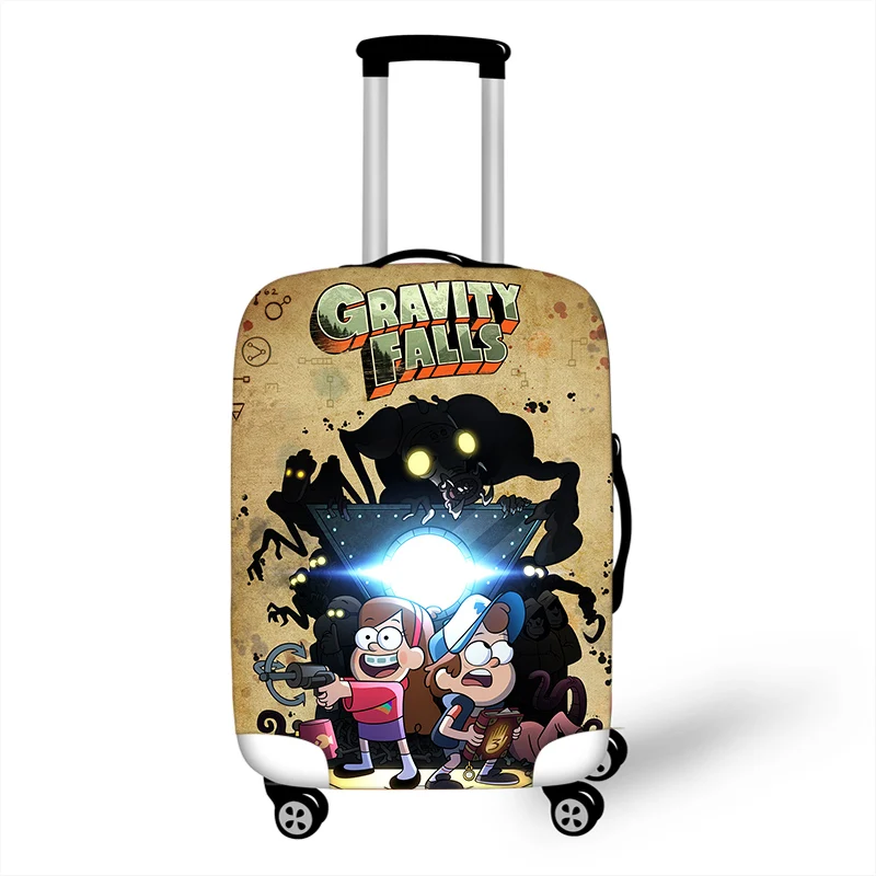 Disney Gravity Falls Elastic Thicken Luggage Suitcase Protective Cover Protect Dust Bag Case Cartoon Travel Cover