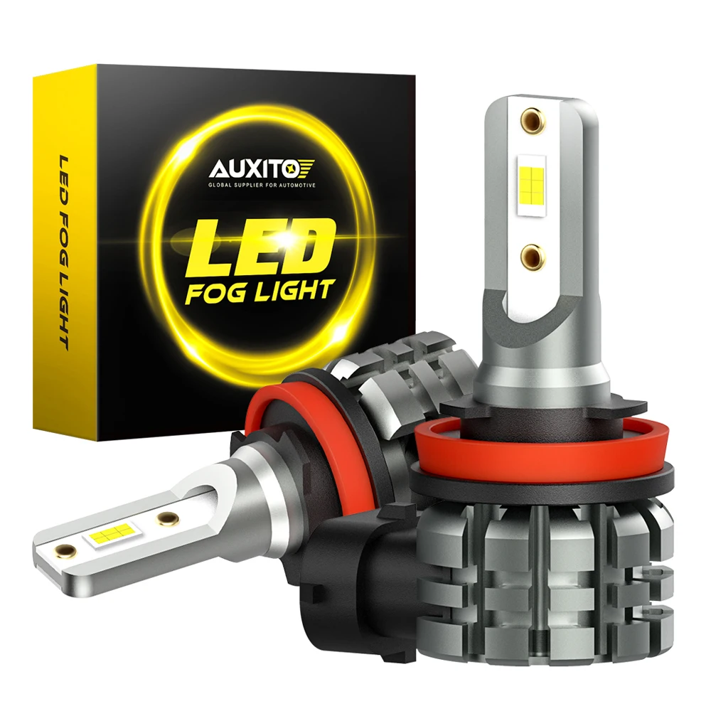 

AUXITO CANBUS H8 Светодиодный лампа желтый белый HB4 9006 9005 H11 Светодиодный Противотуманные фары для Toyota Corolla Lada Kia Morning Optima