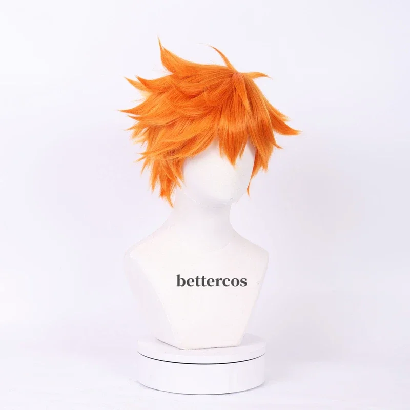 Аниме Shoyo Hinata Syouyou короткий оранжевый Косплей Костюм парик