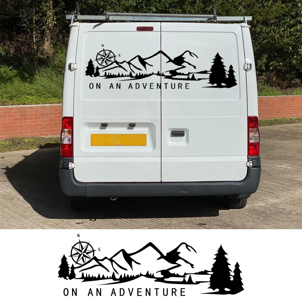 

Car Rear Door Sticker For Ford Transit MK6 MK7 MK8 Tuning Accessories Motorhome Camper Van Graphics Vinyl Film Decals