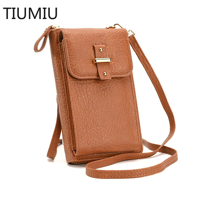 

TIUMIUFashion Women Phone Bag Wholesale Messenger Bags For Female Small Crossbody Shoulder Bag PU Handbag Mini Designed Wallet P