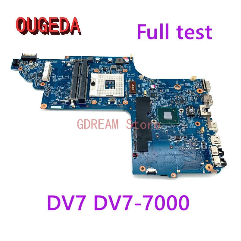 OUGEDA 682043-001 48.4ST04.011 For Hp Pavilion DV7 DV7-7000 Laptop Motherboard UMA HM77 DDR3 MAIN BOARD full tested