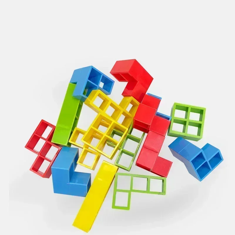 Игра Tetra Tower — Штабелируемые Строительные Блоки Балансировочная Головоломка
