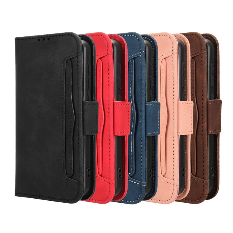 Чехол для телефона типа ZTE Blade A35 Lite кожаный чехол-кошелек с несколькими слотами