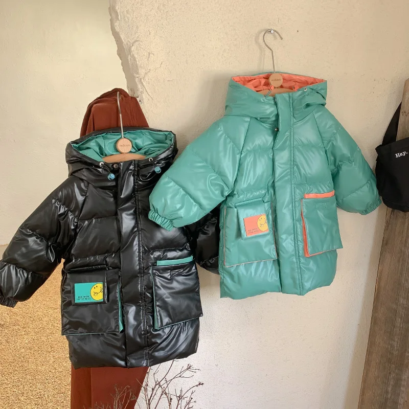 Детский Зимний пуховик для мальчиков и девочек 4-12 лет | Детская одежда обувь