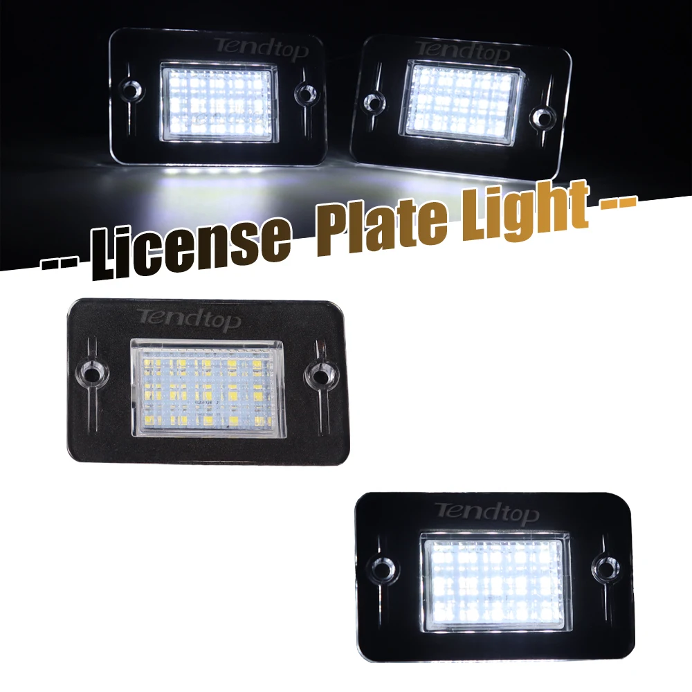 2X для Land Rover Discovery 1 1994-1998 Discover 2 L318 1998-2004 6000K белые светодиодные фонари номерного