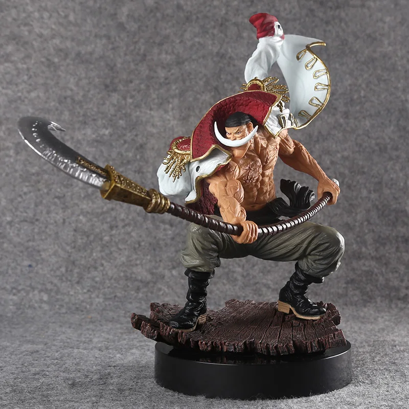 One Piece Whitebeard Daddy Figure 22cm PVC A Top War Reward Four Emperors Edward Model Statue Ornaments Collection Gift