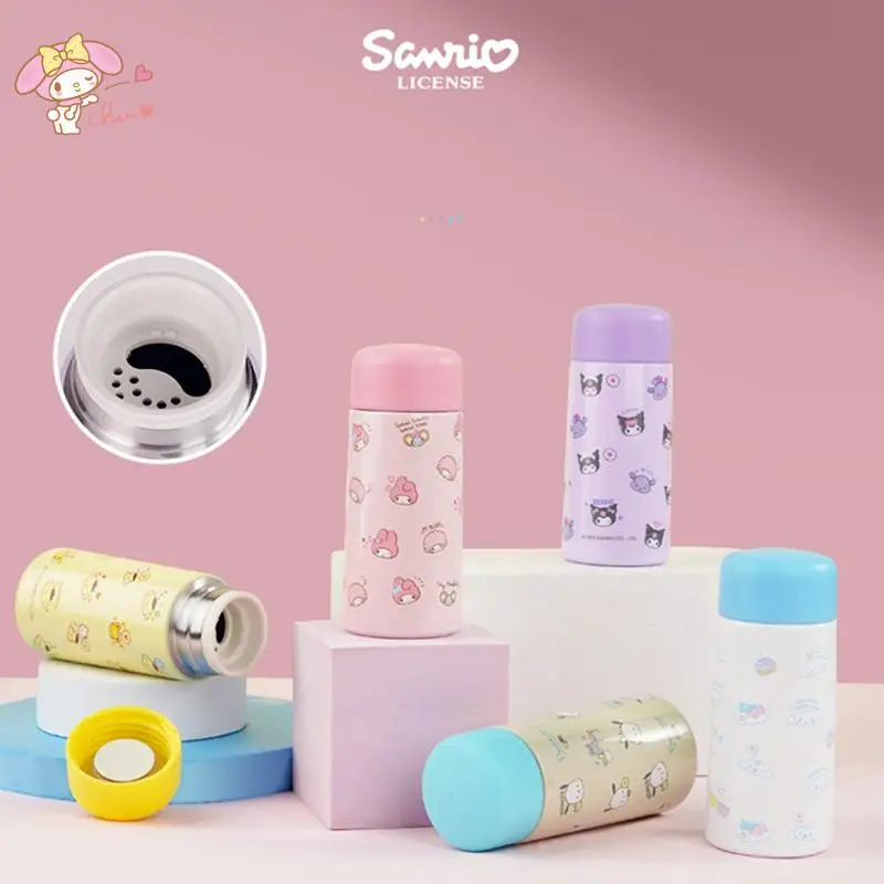 

Аниме Pachacco Sanrio креативный Kawaii Kuromi портативный мини милый помпон пурин кофе молочный термос чашка мультяшный подарок на день рождения
