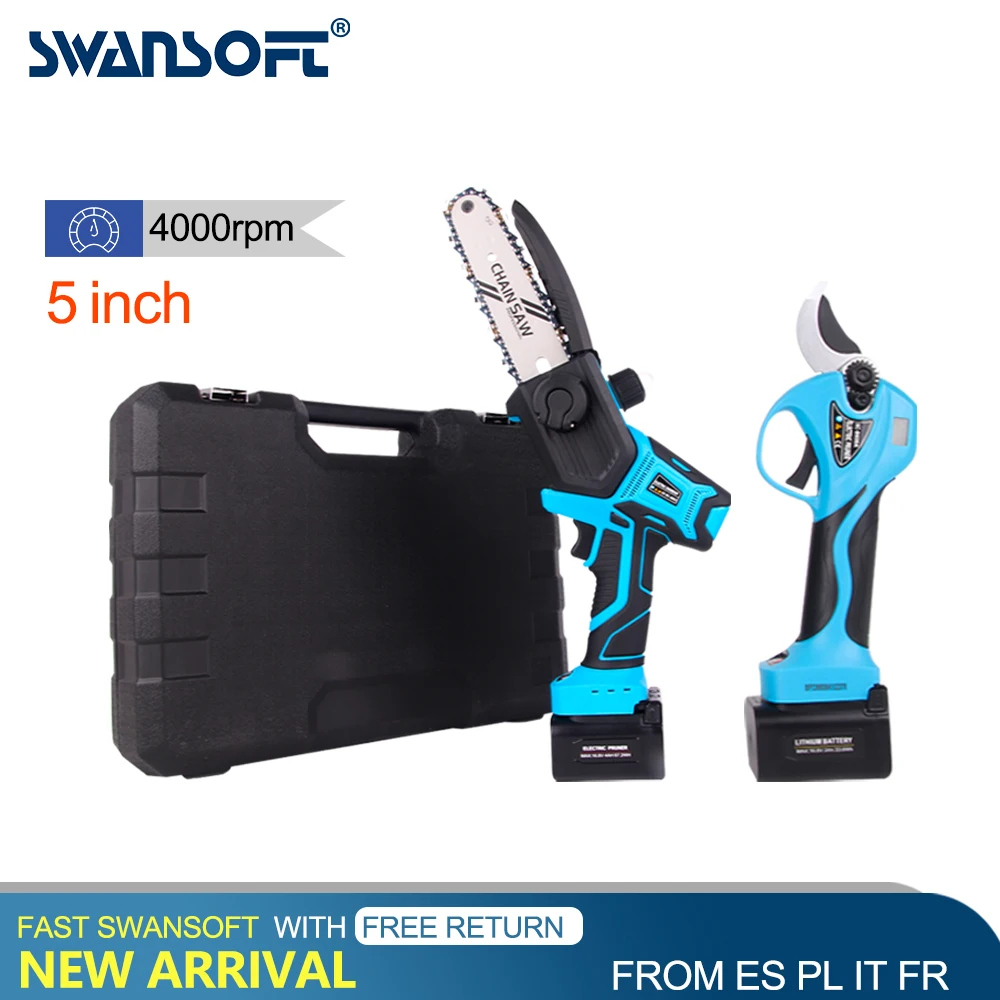 16 8 V Портативная Мини электрическая пила для обрезки ручной садовой