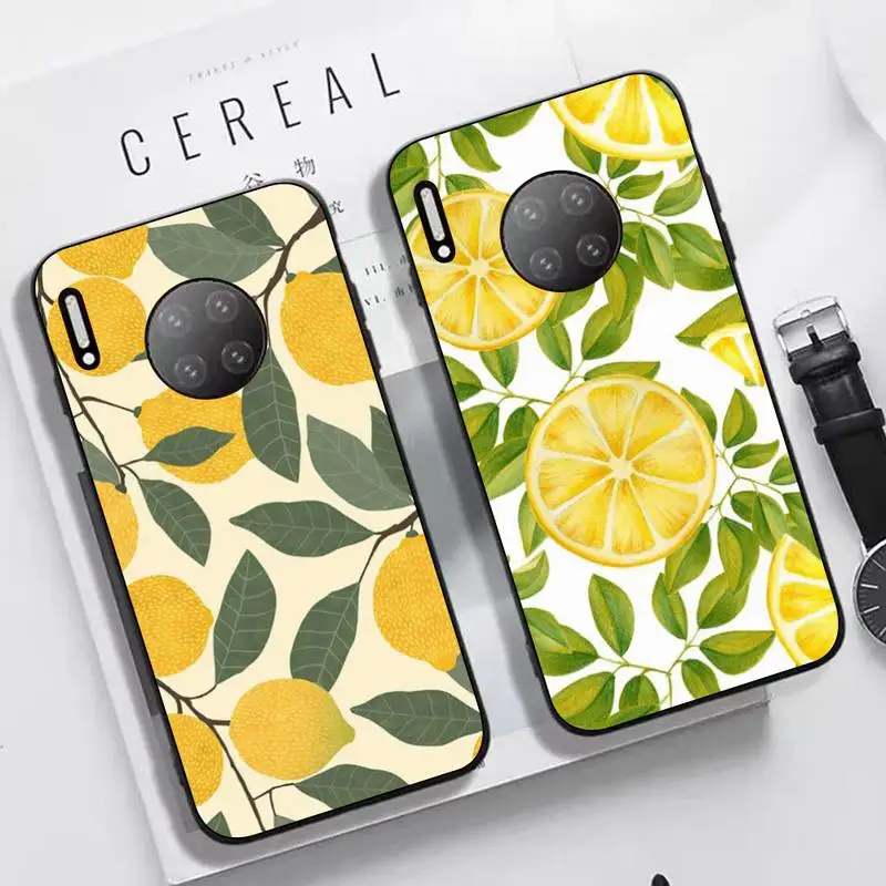 

Summer fruit lemon Phone Case For Huawei Mate 10 20 30 40 50 lite pro Nova 3 3i 5 6 SE 7 pro 7SE