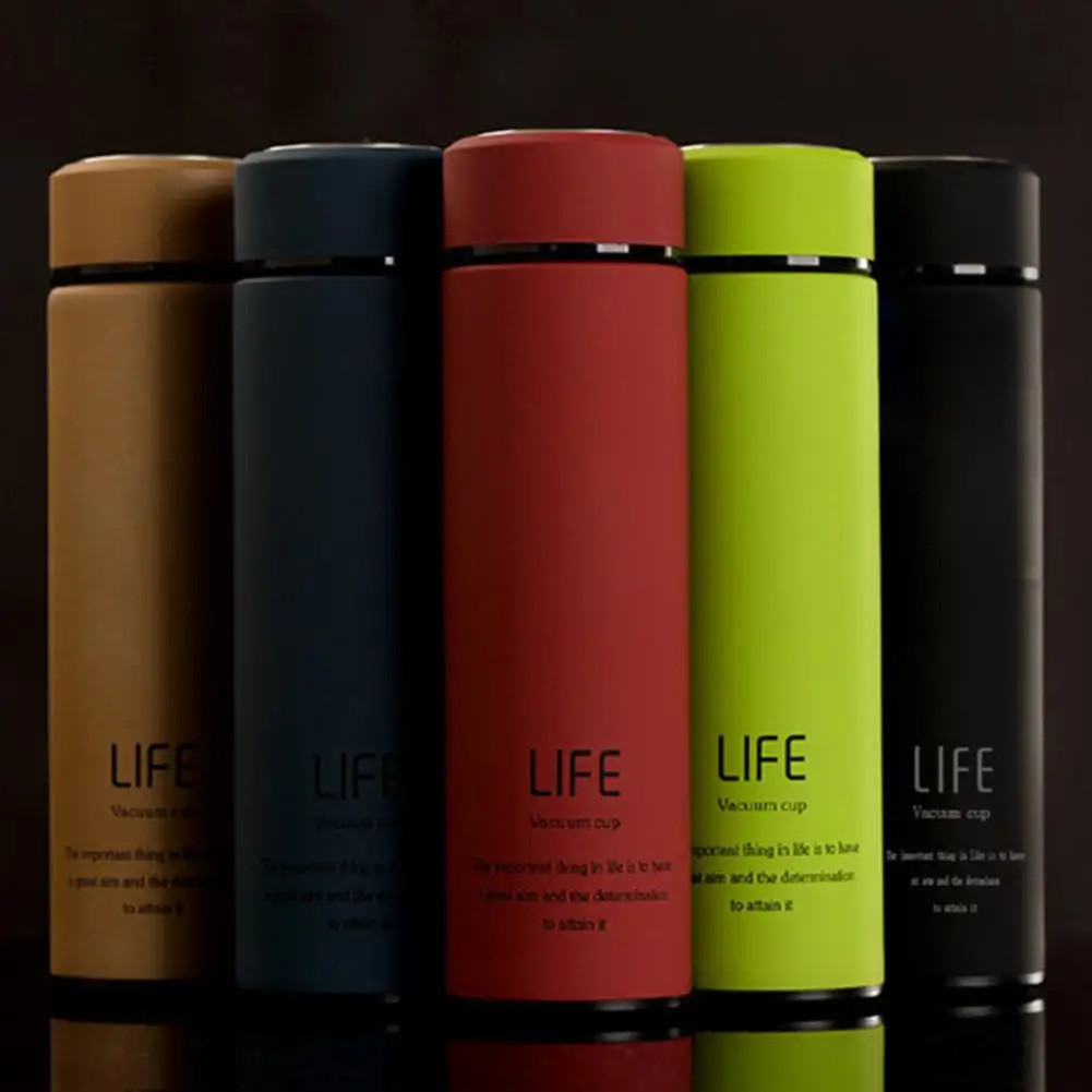 

Men's Thermos, 420ml stainless steel water bottle, office travel thermos