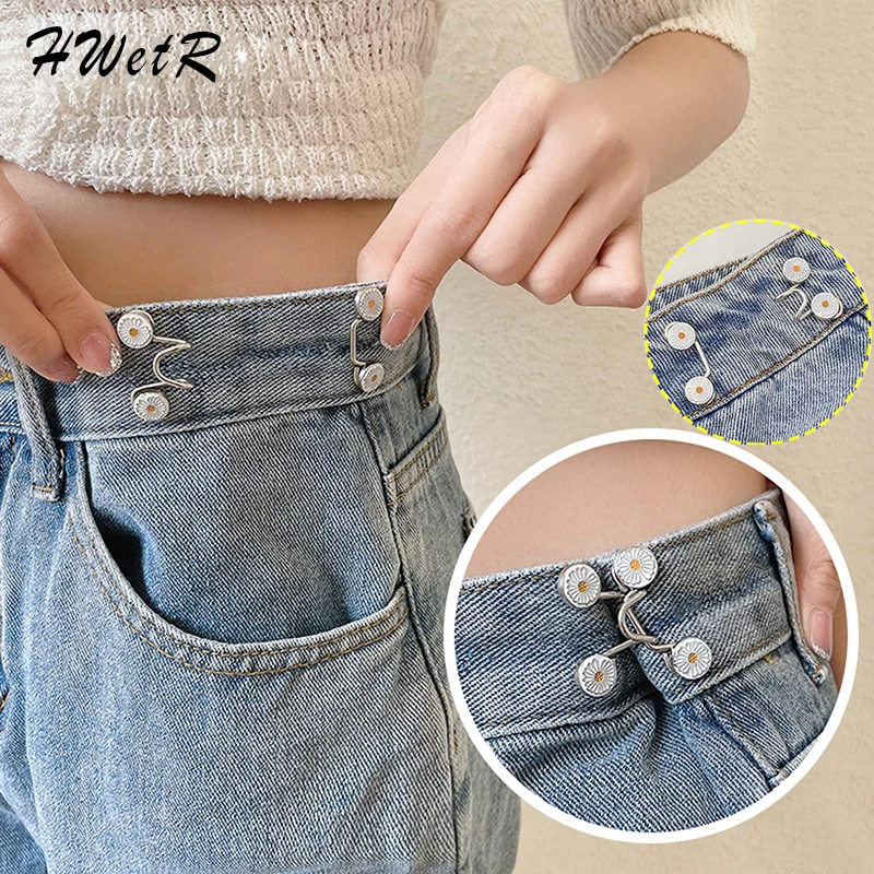 Women's Brooch Set Tighten Waist Brooches For Women Skirt Pants Jeans Waist Adjustable Detachable Clip Pins Clothing Accessories