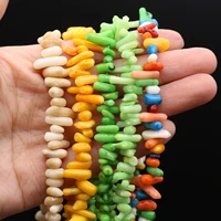 diy synthetic coral bead accessory irregular isolation bead for jewelry making diy necklace bracelet earrings gift droppshing