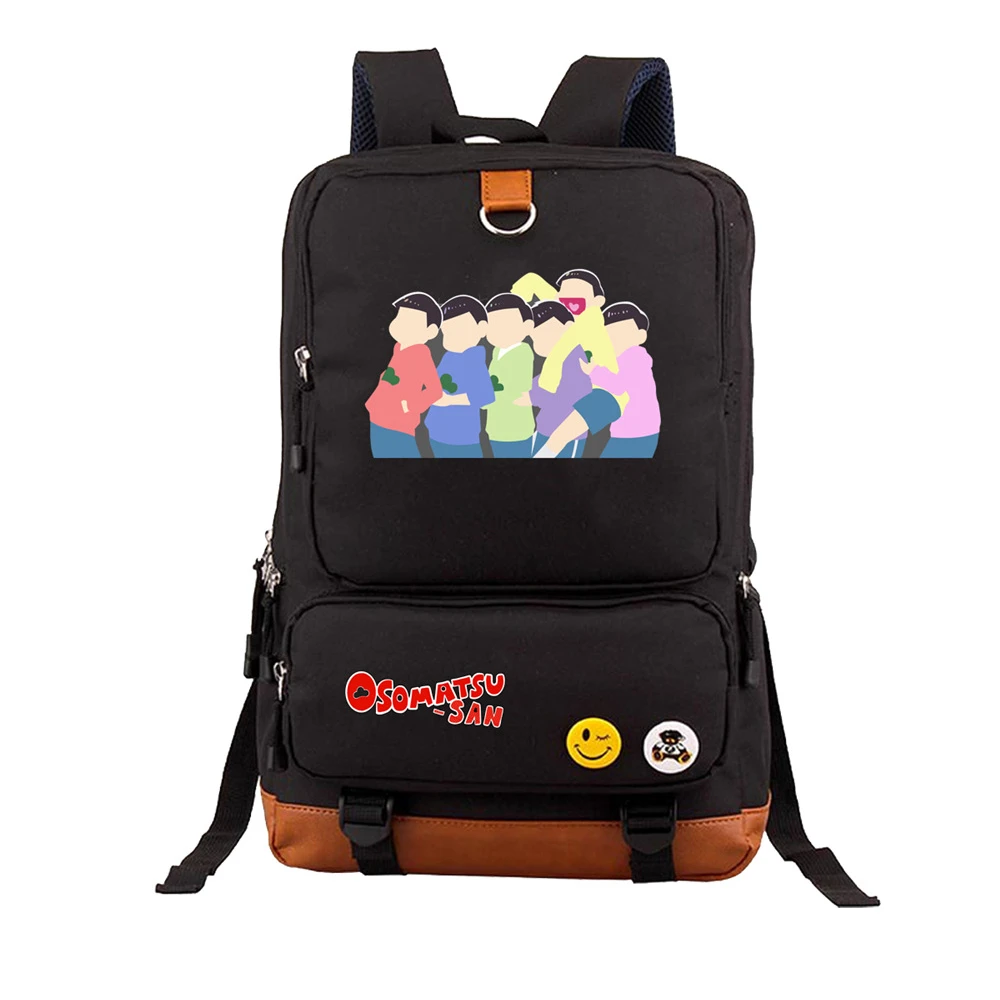 

Anime Osomatsu san Oxford Cloth Printing Backpack Wear-resistant Breathable School Bag Men's Women's Large Capacity Laptop Bag