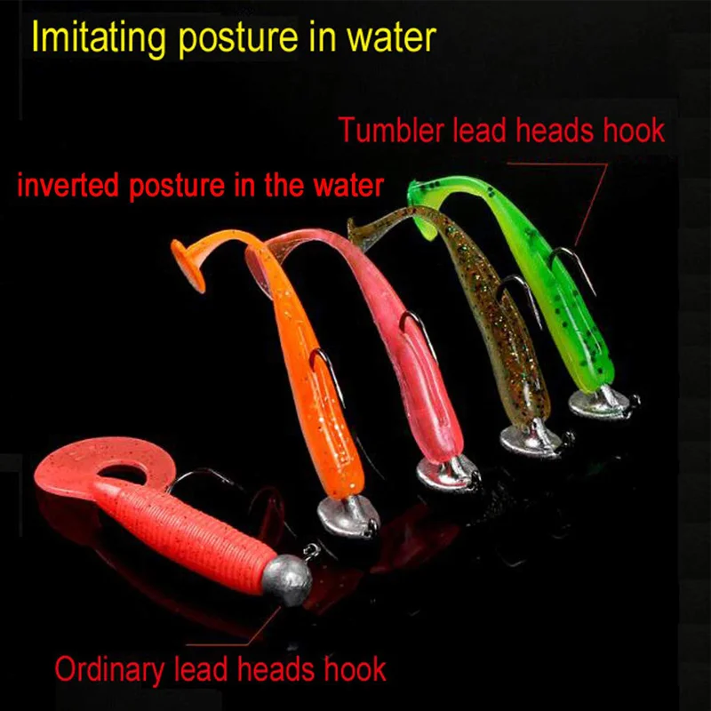 OBSESSION A013 10 шт./пакет 3 5 г 7 14 стакан свинцовая головка крючок джигбейт рыболовный